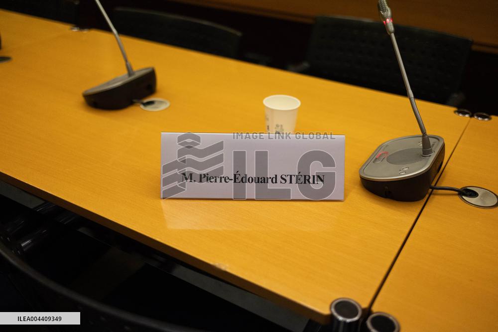 Hearing of Pierre-Edouard Sterin at the National Assembly - Paris