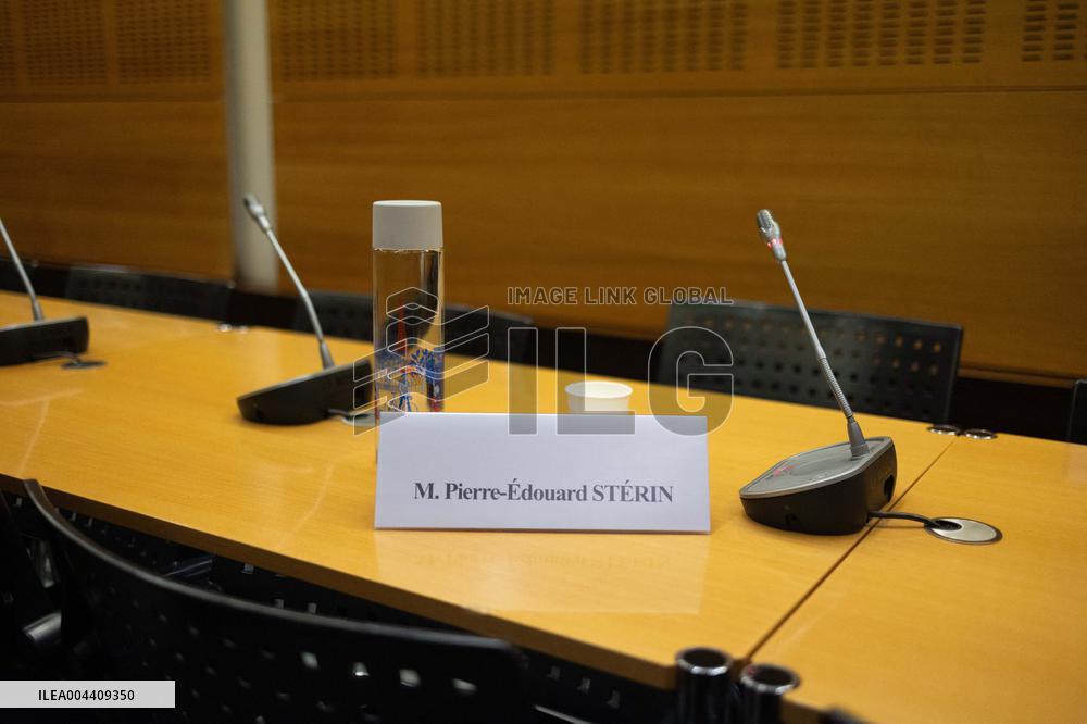 Hearing of Pierre-Edouard Sterin at the National Assembly - Paris