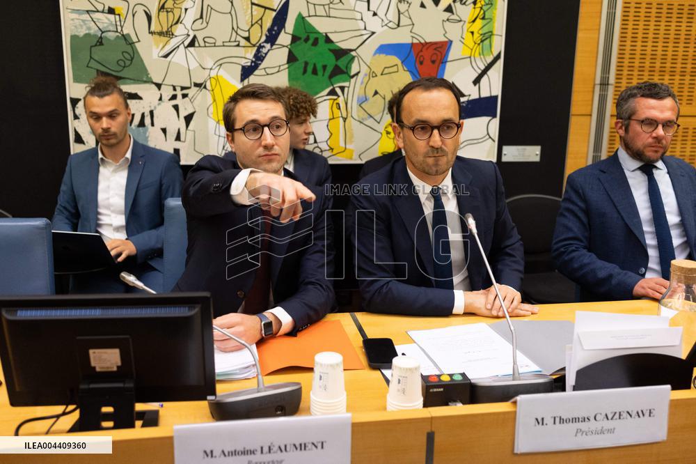 Hearing of Pierre-Edouard Sterin at the National Assembly - Paris