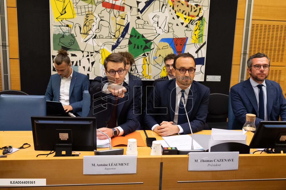 Hearing of Pierre-Edouard Sterin at the National Assembly - Paris