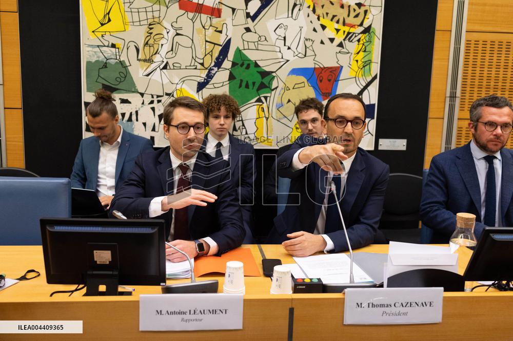 Hearing of Pierre-Edouard Sterin at the National Assembly - Paris
