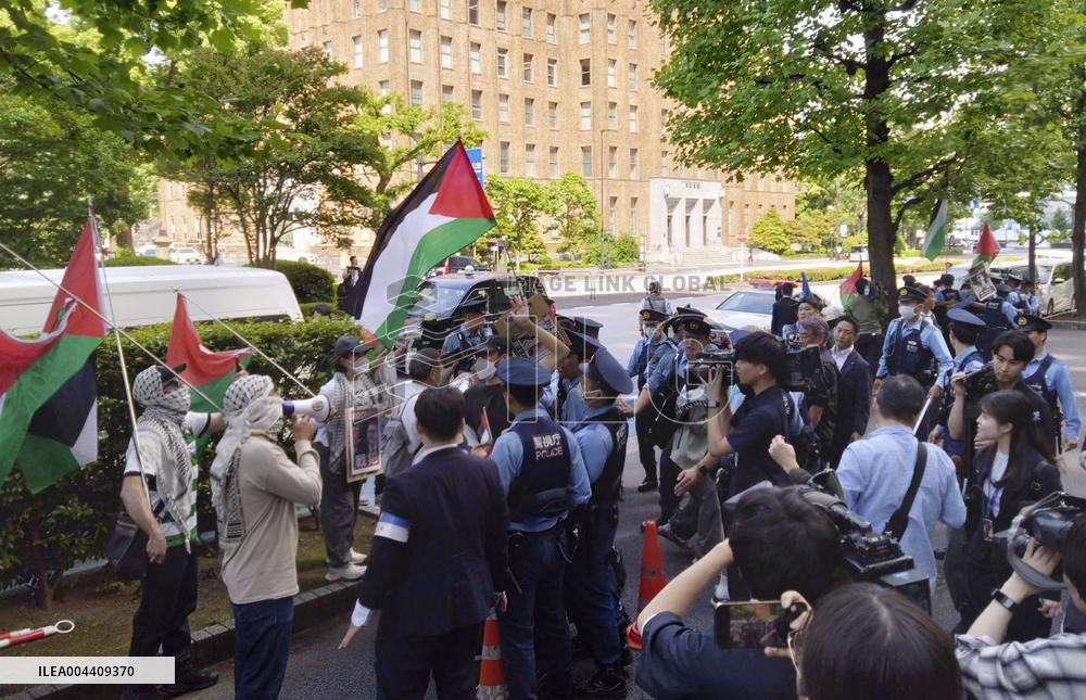 Israeli foreign minister in Tokyo
