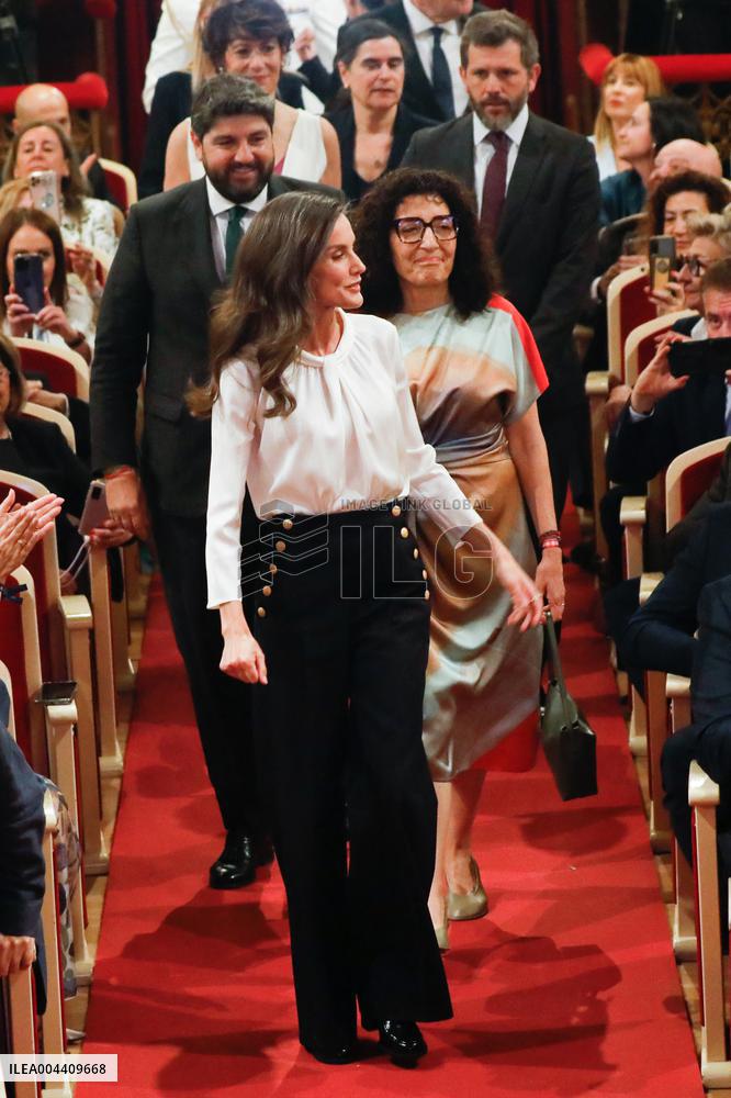 Queen Letizia Presides Over the World Red Cross and Red Crescent Day - Murcia