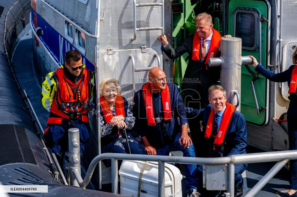 Princess Beatrixs Visit to Sea Rescue Society - Stellendam