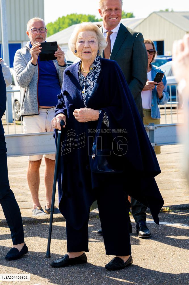 Princess Beatrixs Visit to Sea Rescue Society - Stellendam