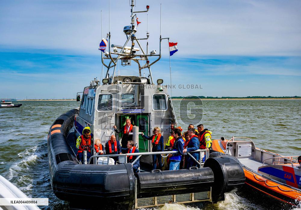 Princess Beatrixs Visit to Sea Rescue Society - Stellendam