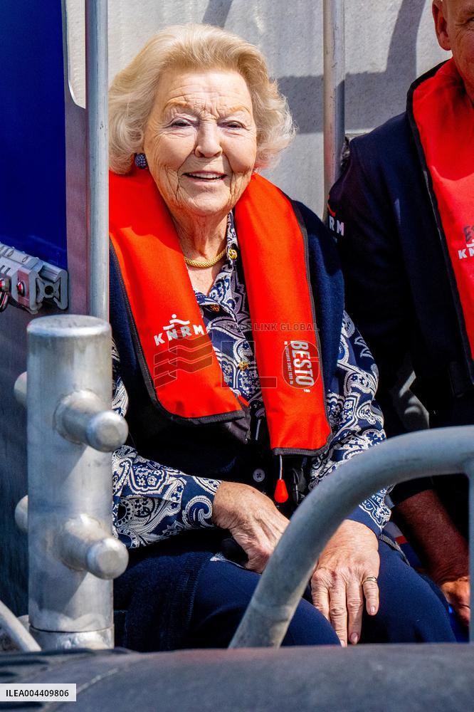 Princess Beatrixs Visit to Sea Rescue Society - Stellendam
