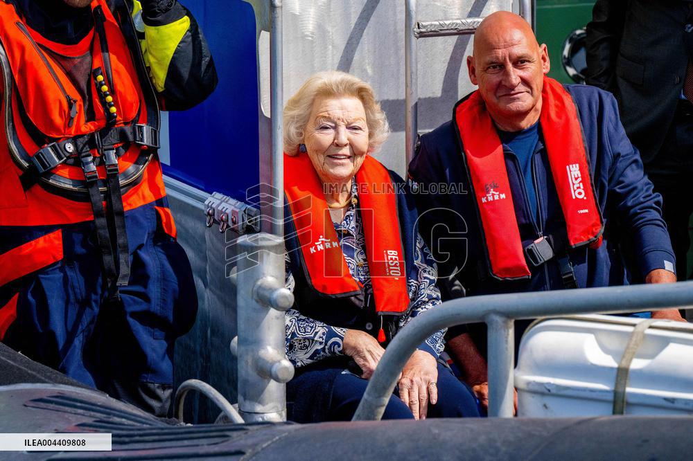 Princess Beatrixs Visit to Sea Rescue Society - Stellendam