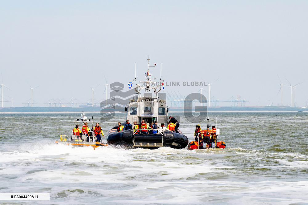 Princess Beatrixs Visit to Sea Rescue Society - Stellendam