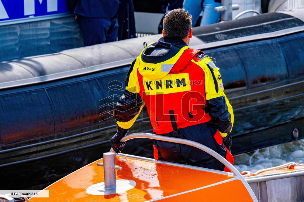 Princess Beatrixs Visit to Sea Rescue Society - Stellendam