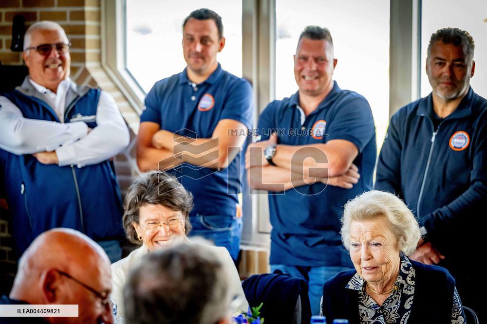 Princess Beatrixs Visit to Sea Rescue Society - Stellendam