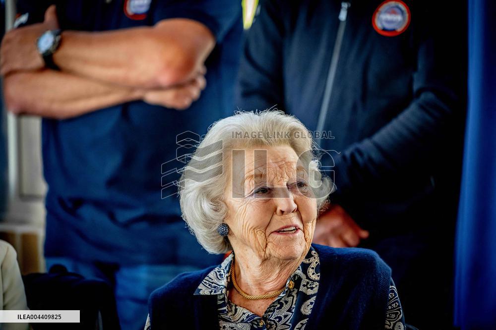 Princess Beatrixs Visit to Sea Rescue Society - Stellendam