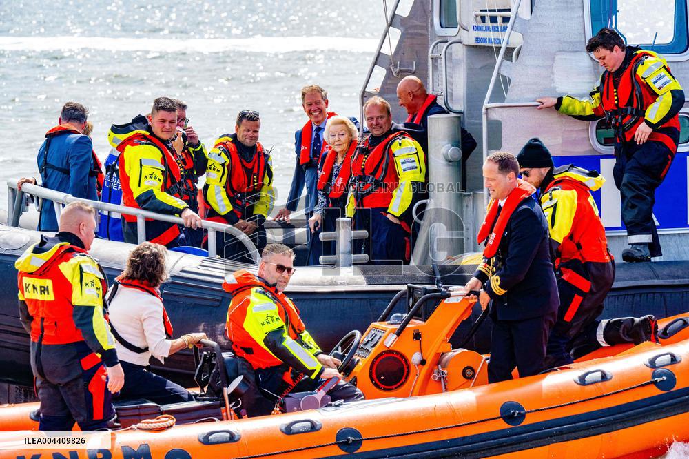 Princess Beatrixs Visit to Sea Rescue Society - Stellendam