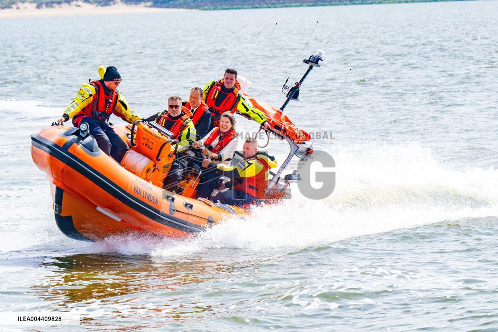 Princess Beatrixs Visit to Sea Rescue Society - Stellendam