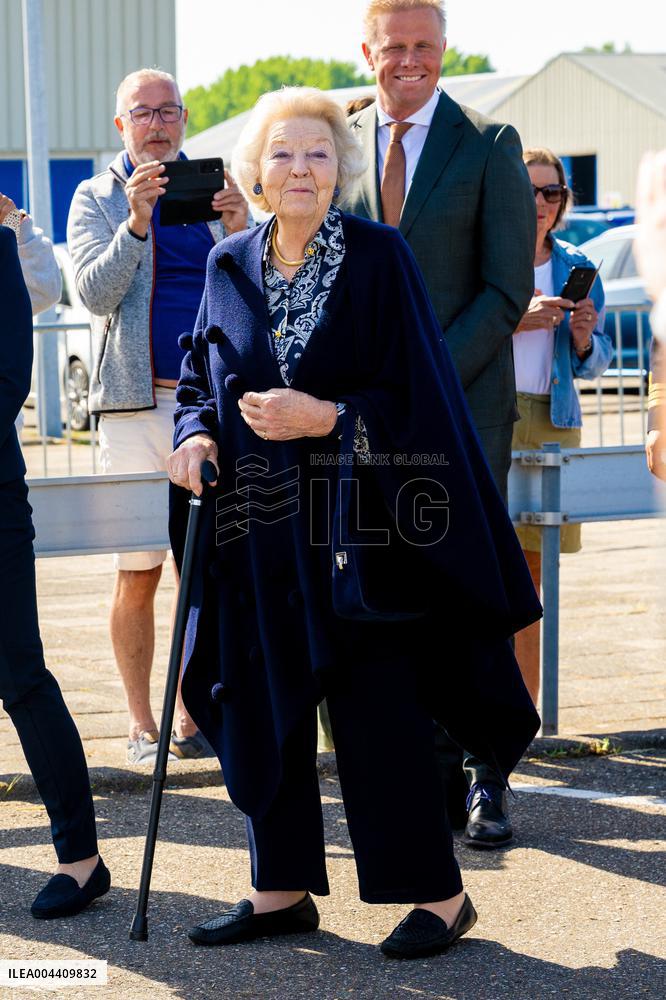 Princess Beatrixs Visit to Sea Rescue Society - Stellendam
