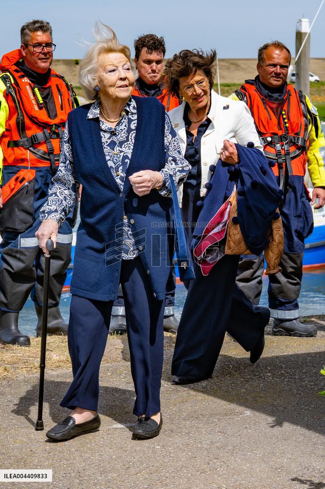 Princess Beatrixs Visit to Sea Rescue Society - Stellendam