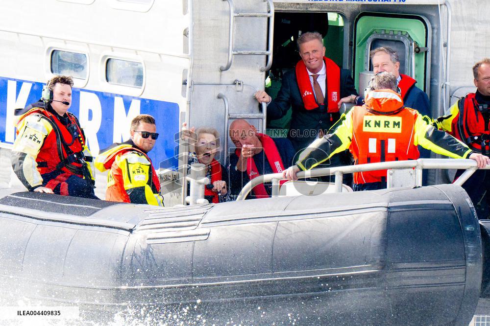 Princess Beatrixs Visit to Sea Rescue Society - Stellendam