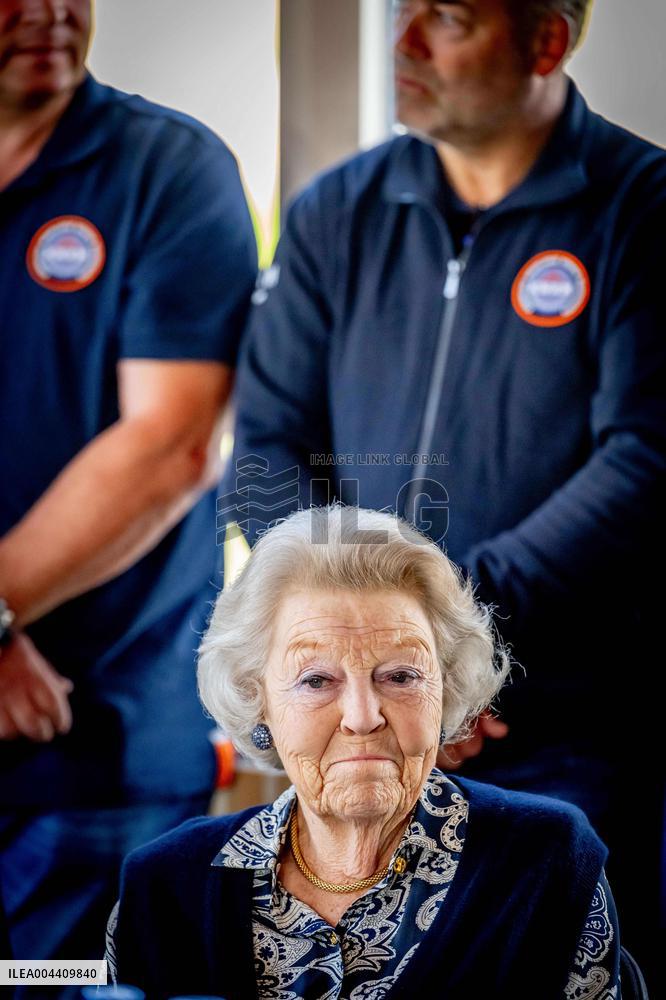 Princess Beatrixs Visit to Sea Rescue Society - Stellendam