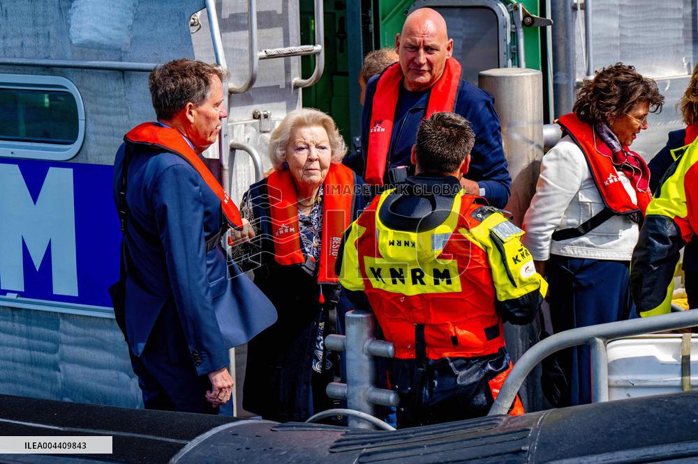 Princess Beatrixs Visit to Sea Rescue Society - Stellendam