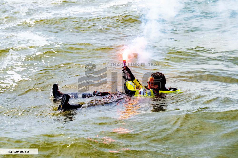 Princess Beatrixs Visit to Sea Rescue Society - Stellendam