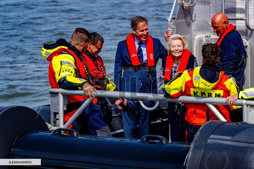 Princess Beatrixs Visit to Sea Rescue Society - Stellendam