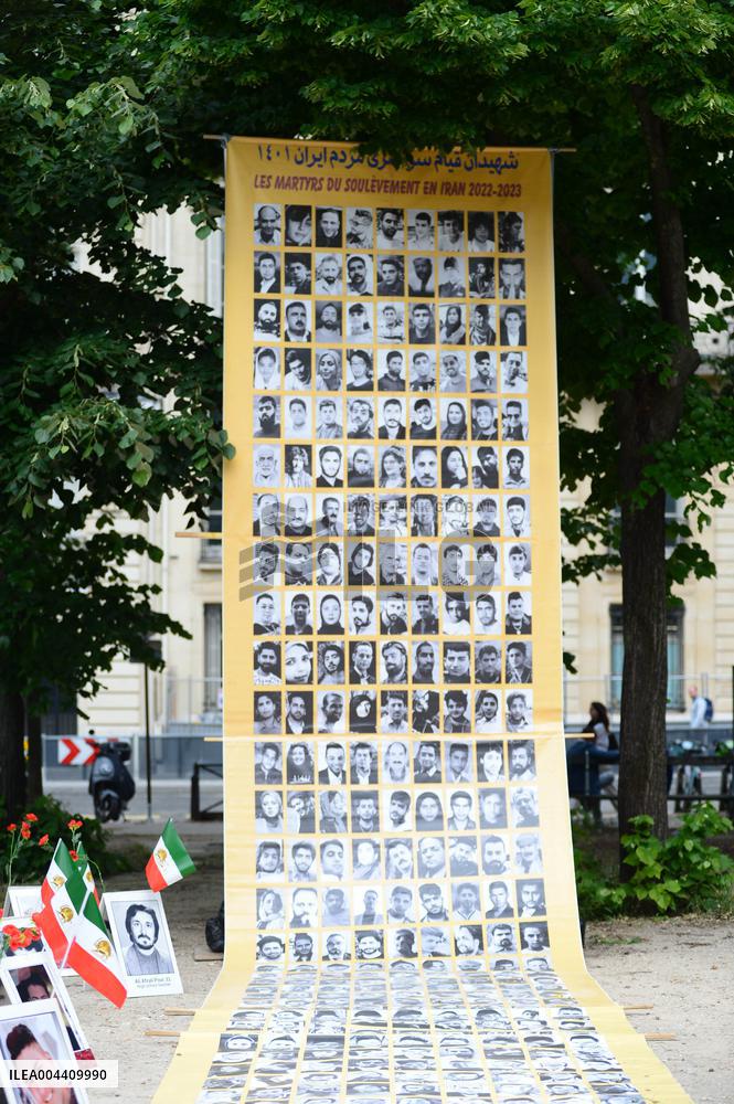 Rally Against Executions In Iran - Paris