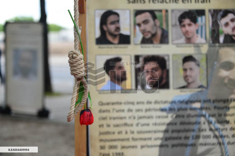 Rally Against Executions In Iran - Paris