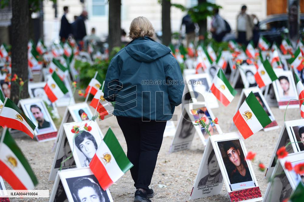 Rally Against Executions In Iran - Paris