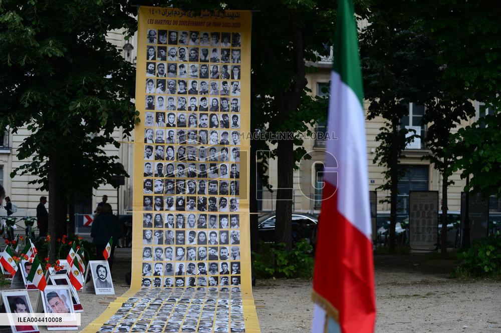 Rally Against Executions In Iran - Paris