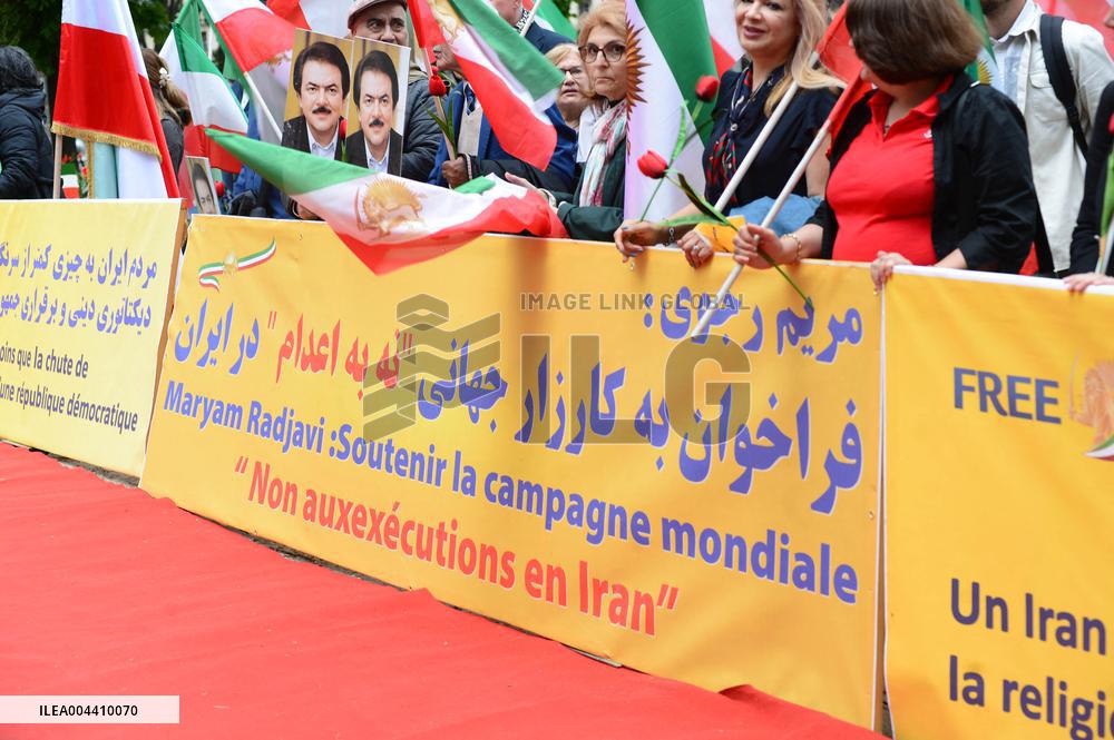Rally Against Executions In Iran - Paris