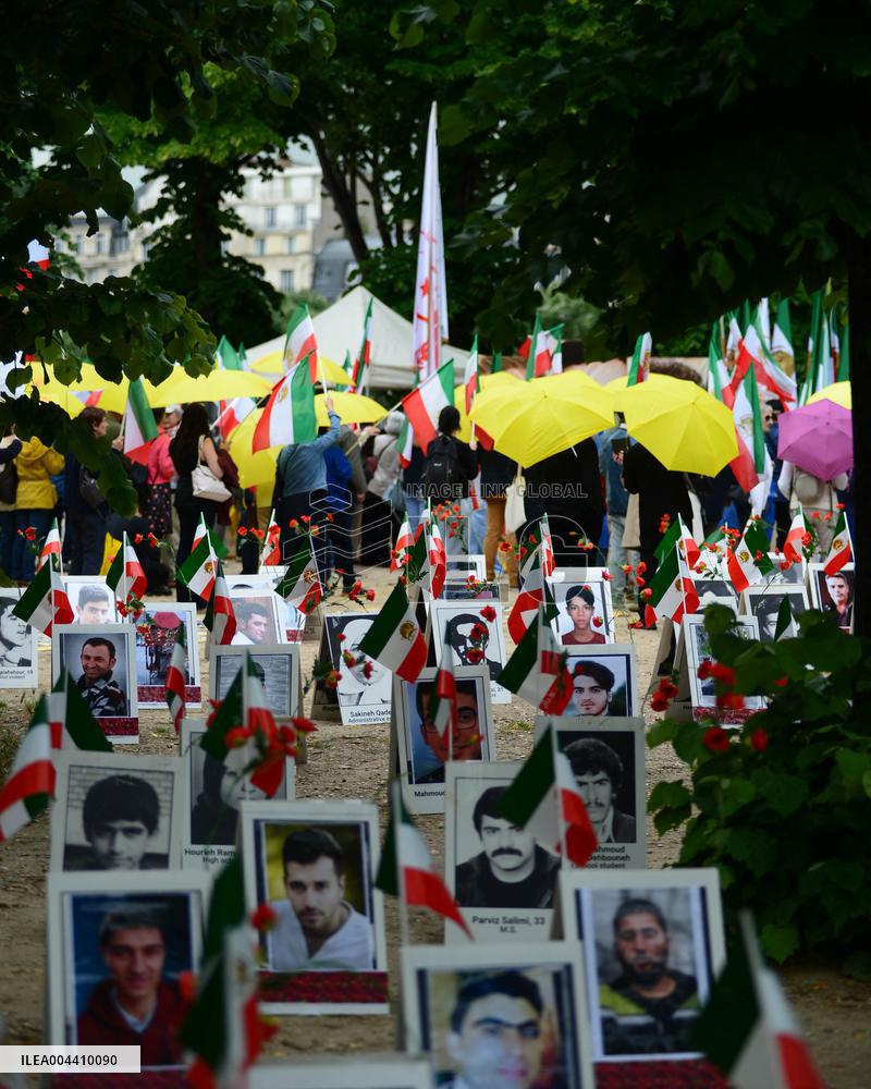 Rally Against Executions In Iran - Paris