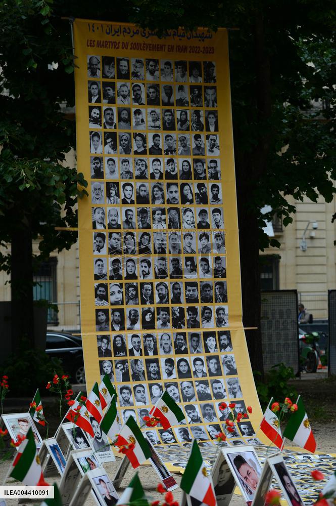 Rally Against Executions In Iran - Paris