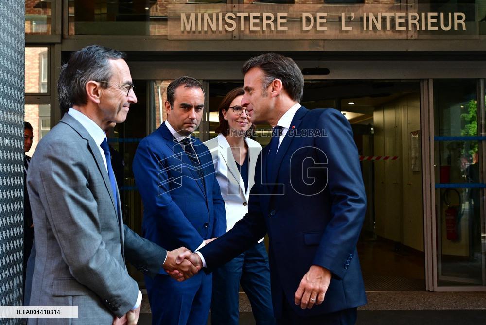 Macron Visits EMCO Headquarters in Nanterre
