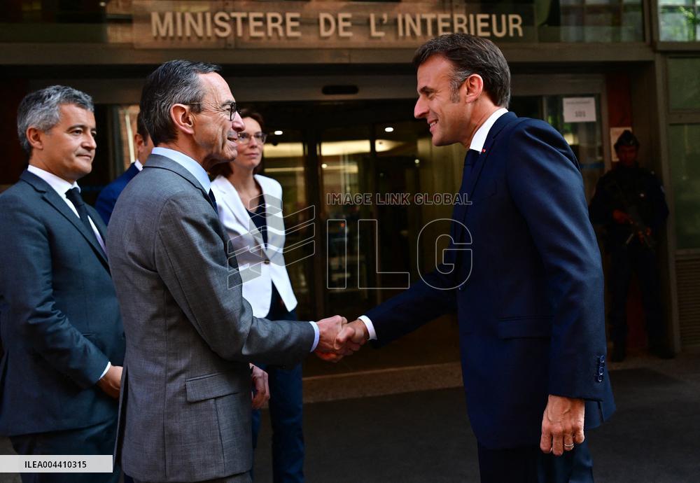 Macron Visits EMCO Headquarters in Nanterre