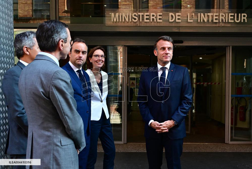 Macron Visits EMCO Headquarters in Nanterre
