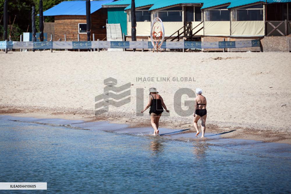 Chornomorka Beach in Odesa