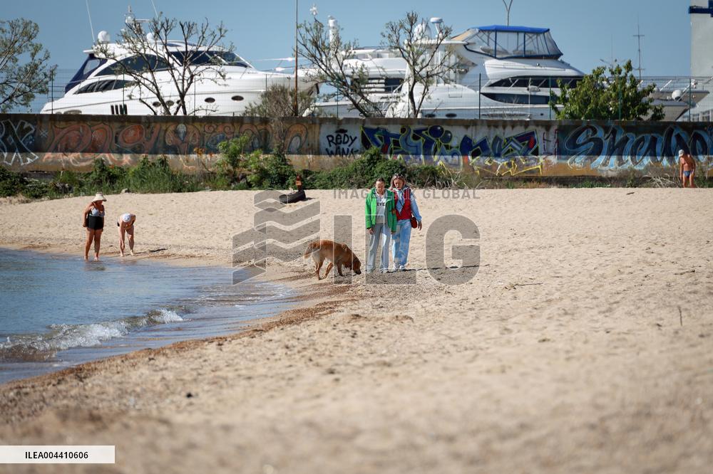Chornomorka Beach in Odesa