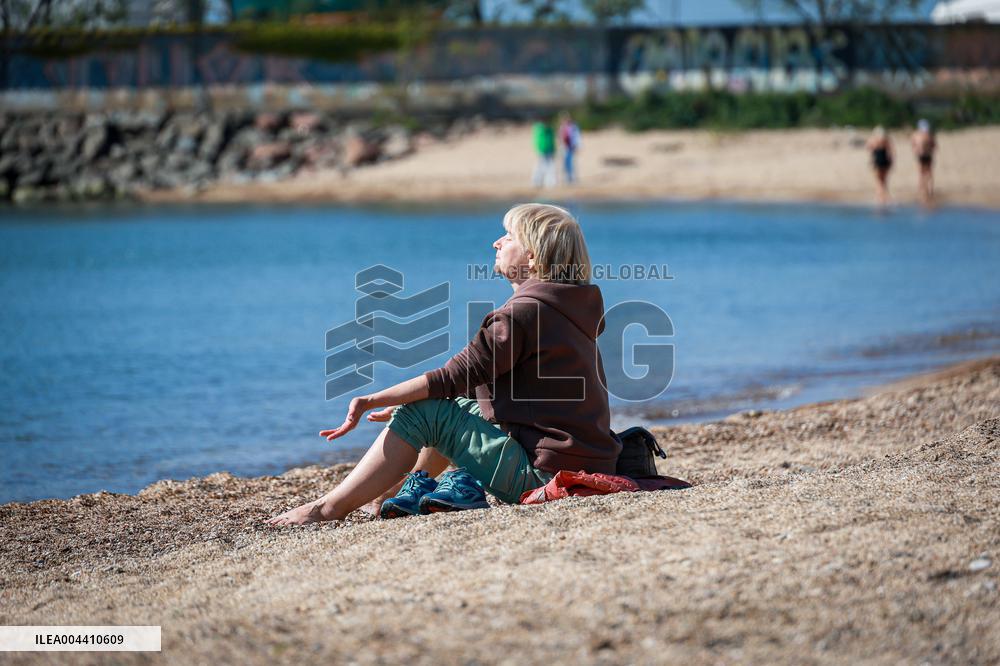 Chornomorka Beach in Odesa