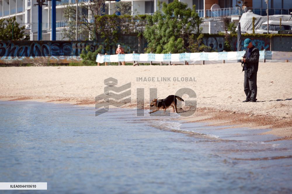 Chornomorka Beach in Odesa