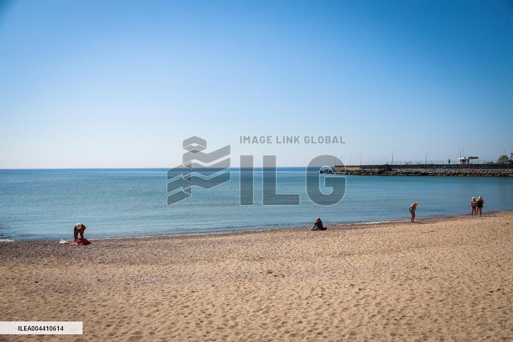 Chornomorka Beach in Odesa