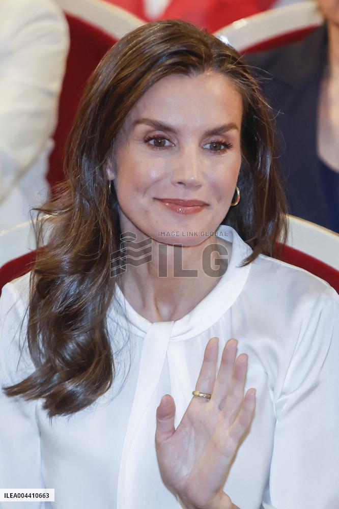 Queen Letizia At World Red Cross and Red Crescent Day - Murcia