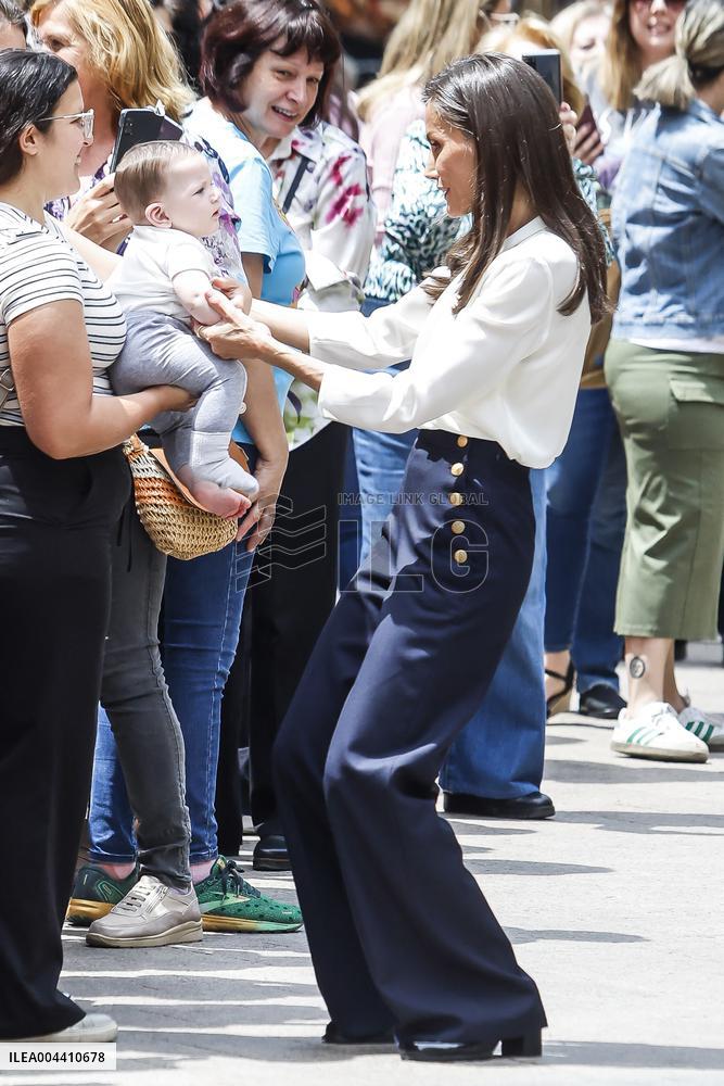 Queen Letizia At World Red Cross and Red Crescent Day - Murcia