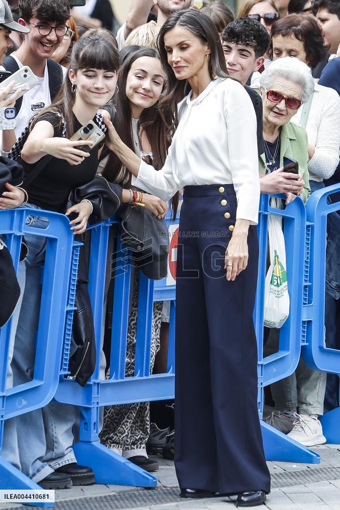Queen Letizia At World Red Cross and Red Crescent Day - Murcia