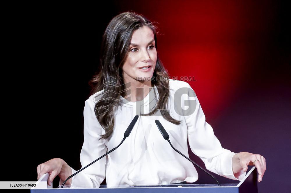 Queen Letizia At World Red Cross and Red Crescent Day - Murcia