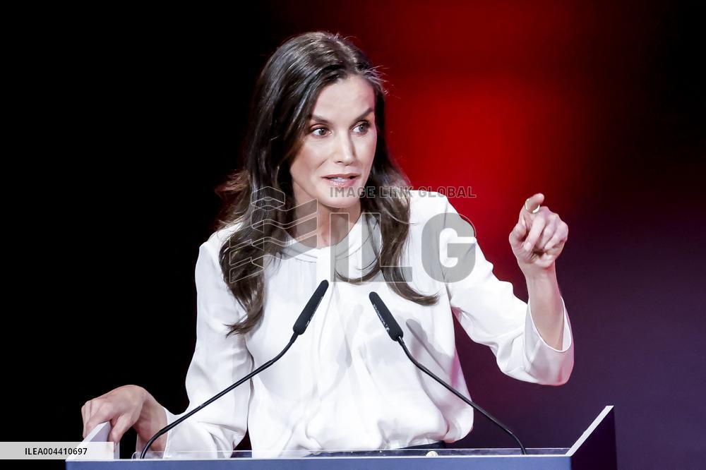 Queen Letizia At World Red Cross and Red Crescent Day - Murcia