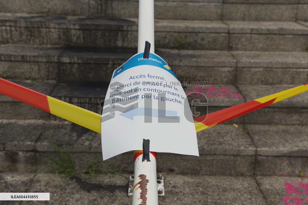 Axa Headquarters Targeted by Extinction Rebellion - Nantes