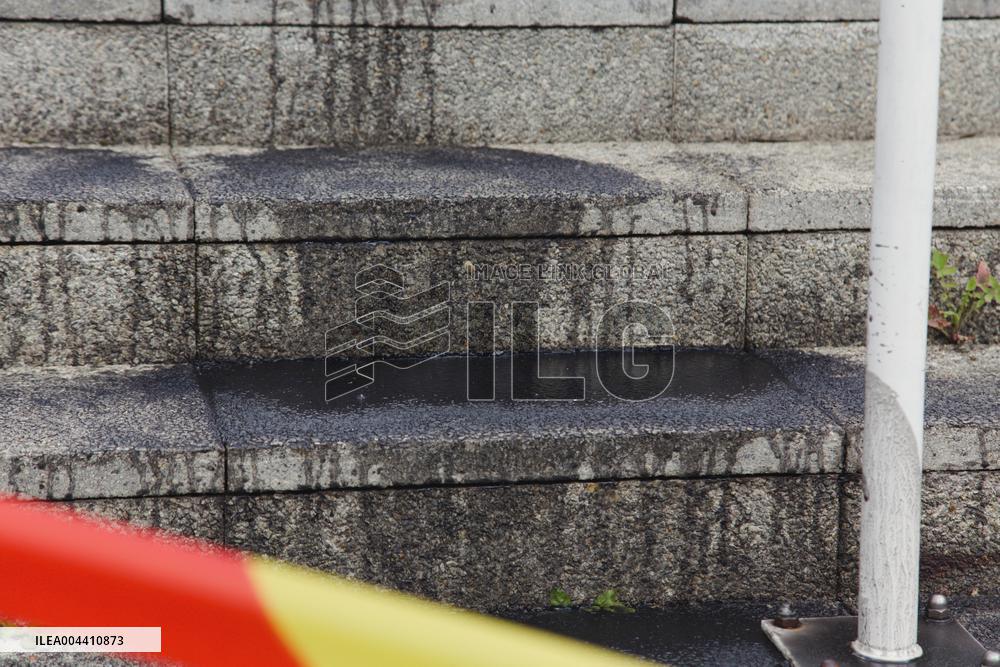 Axa Headquarters Targeted by Extinction Rebellion - Nantes