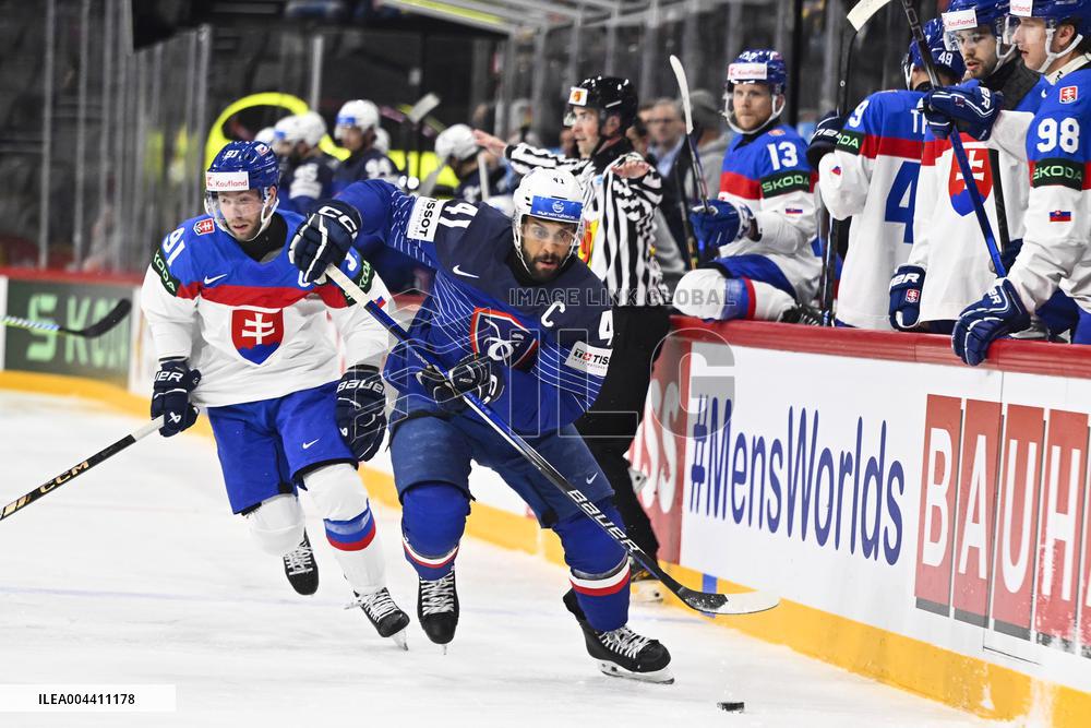 ICE HOCKEY WC SLOVAKIA-FRANCE