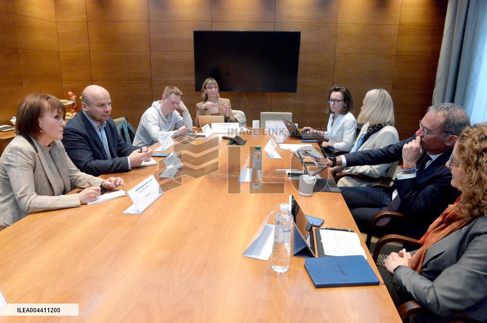 Press breakfast with IFCs Vice President Alfonso Garcia Mora in Kyiv