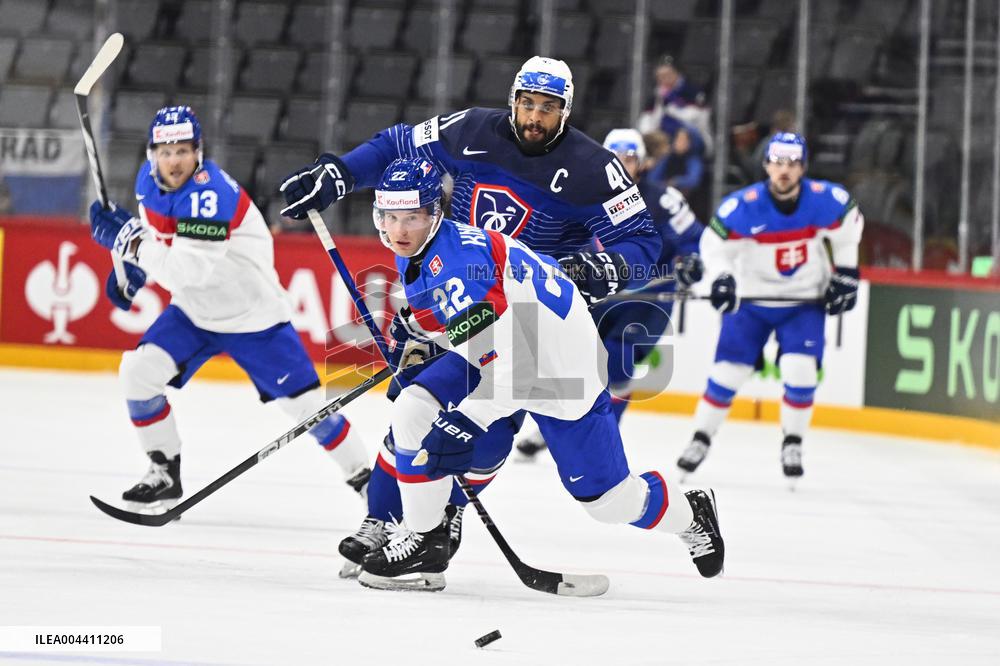 ICE HOCKEY WC SLOVAKIA-FRANCE